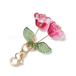 4 pièce de décorations suspendues en verre et acrylique&nbsp;HJEW-TA00265
