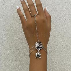Gliederringarmbänder aus Legierung im Punk-Stil für Frauen&nbsp;FS-WG743CF-01