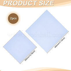 2 pièce de 2 styles de tissu autocollant magique en velours pour objectif d'appareil photo&nbsp;DIY-ME0002-70A