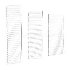 3 Stück transparentes Acryl-Ton-Werkzeug in 3 Stilen&nbsp;TACR-PH0001-61