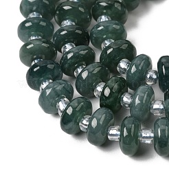 Natürliche Myanmar-Jadeit-Perlenstränge&nbsp;G-F822-B01-01