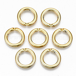 Ccb пластиковые соединительные кольца, разъемы для быстрой связи, для изготовления ювелирных кабельных цепей, кольцо, золотые, 17x2.5 мм, внутренний диаметр: 12 мм