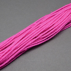 Blended Knitting Yarns, Orchid, 2mm, about 47g/roll, 5rolls/bundle, 10bundles/bag