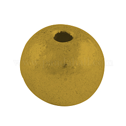 Tibetischen Stil Legierung runden Perlen, cadmiumfrei und bleifrei, Antik Golden, 6 mm, Bohrung: 1.5 mm, ca. 1690 Stk. / 1000 g