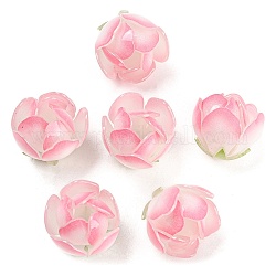 Perle acrylique, fleur, rose, 21x20mm, Trou: 1.5mm