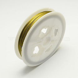 Tiger Tail Wire,Nylon-coated Stainless Steel,Gold,0.38mm,about 196.85 Feet(60m)/roll,10 rolls/set