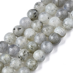 Chapelets de perles rondes en labradorite naturelle, 4.5mm, Trou: 1mm, Environ 96 pcs/chapelet, 15.5 pouce
