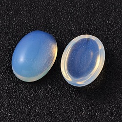 Oval Opalite cabochons, Alice blau, 8x6x3 mm