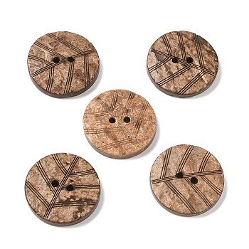2-Hole Coconut Buttons BUTT-D056-03