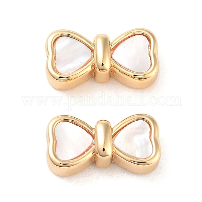 Perle di ottone e conchiglia&nbsp;KK-B102-26G-1