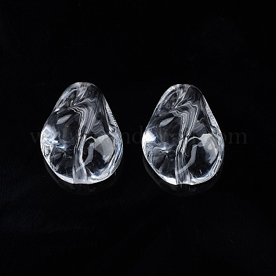 Transparente Acryl Perlen&nbsp;X-TACR-N009-35-1