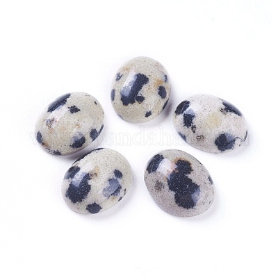 Dalmata naturale cabochon di diaspro&nbsp;G-L511-B-02-1