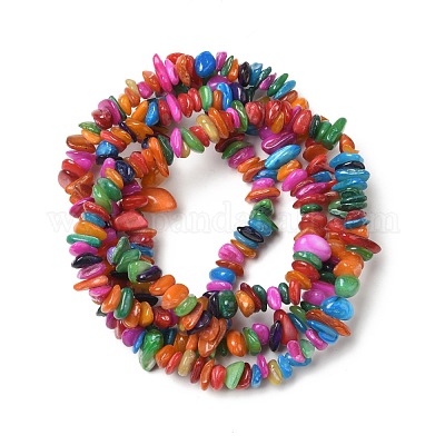 Chapelets de perles de coquillage naturel&nbsp;BSHE-G029-01A-1