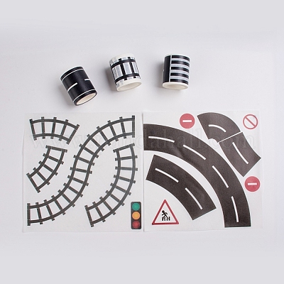 Road Railway Sticker Tape, Sticker Road Toy