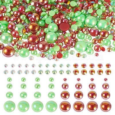 Cabochon in plastica abs semicircolari&nbsp;FIND-TAC0038-08A-1