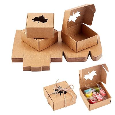 PH Pandahall 30 Pack Soap Packaging Box 5 Style Flower DIY Handmade Soap Holder Candy Chocolate Favor Box Paper Gift Wrapping Box for Wedding Birthday Soap Making Supplies 2.95 x 2.95 x 1.1 