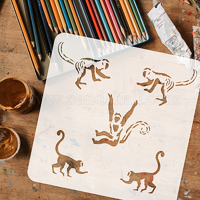 Drawing Stencils for Kids (8 pcs) // FOREST ANIMALS