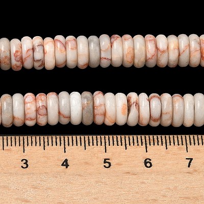 Natürliche rote Netzsteinperlenstränge&nbsp;G-G329-A09-3x8mm-1