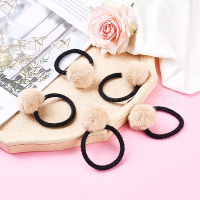 Nachahmung Wolle Mädchen Haarschmuck&nbsp;OHAR-S190-17F-1