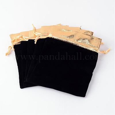 Sac de bijoux de velours rectangle&nbsp;TP-R001-12x15-01-1