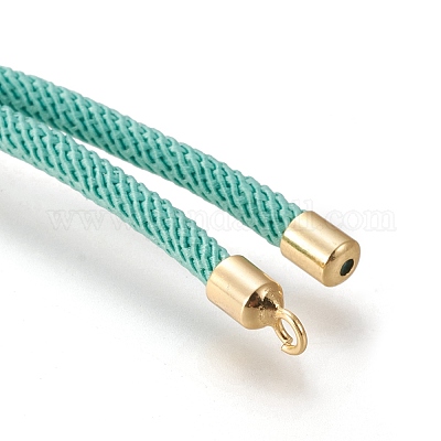 Nylon Twisted Cord Armband machen&nbsp;MAK-M025-142-1