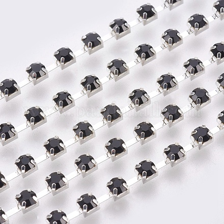 Cadenas de strass Diamante de imitación de bronce CHC-S12-08S-1