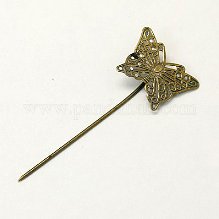 Iron Hair Stick Findings X-IFIN-I010-AB-NF-1