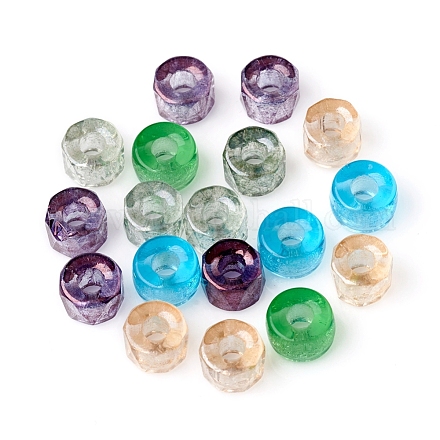 Perles de verre tchèques transparentes GLAA-G077-14-1