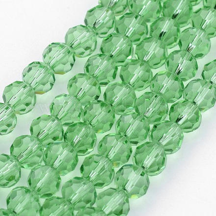Chapelets de perles en verre transparent X-GLAA-G013-6mm-55-1