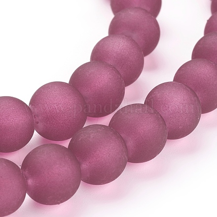 Chapelets de perles en verre transparent X-GLAA-S031-10mm-39-1