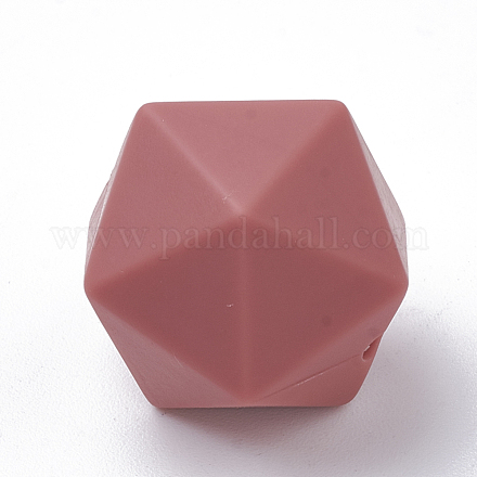 Food Grade Eco-Friendly Silicone Focal Beads SIL-T048-17mm-50-1