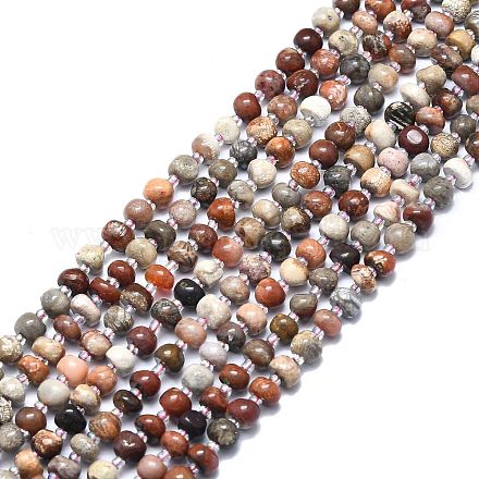 Gemtone naturelles brins de perles G-F715-069-1
