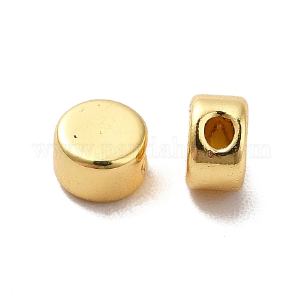 Rack Plating Brass Beads KK-P095-35G-1