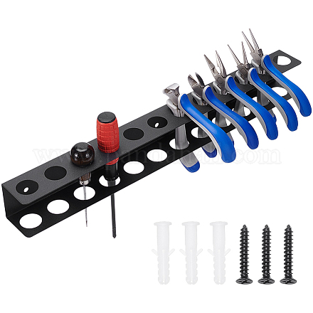 Support d'organisateur d'outils mural en fer&nbsp;ODIS-WH0043-204-1