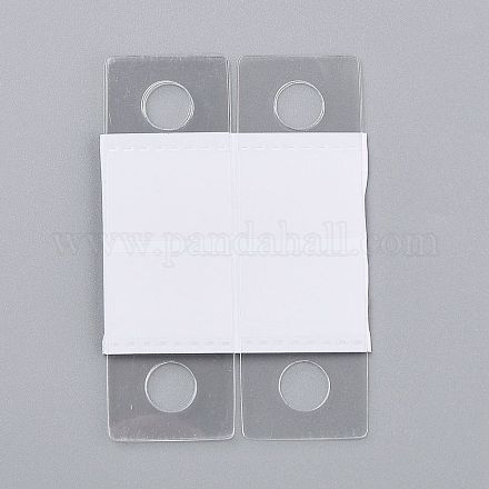Transparente selbstklebende PVC-Aufhängelaschen CDIS-Z001-03A-1
