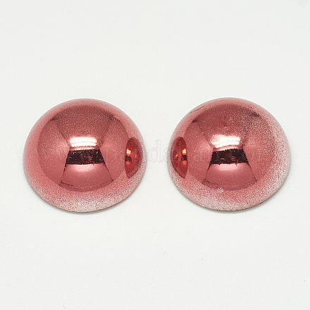 Perles acryliques plaqués UV PACR-Q117-10mm-01-1