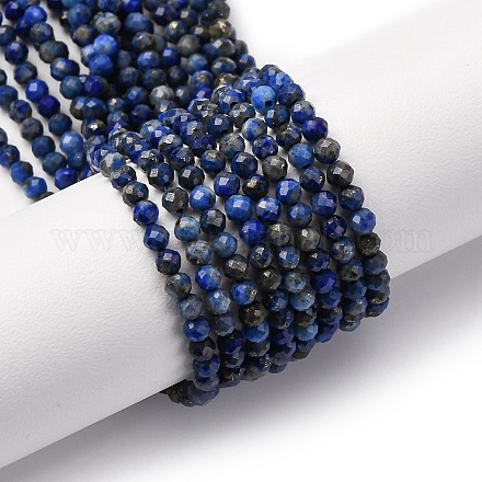 Natürlicher Lapislazuli Perlenstränge G-RM241221-B19-1
