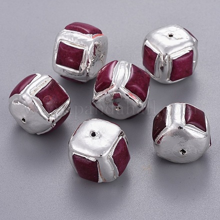 Perles de quartz naturels PEAR-E014-14B-1