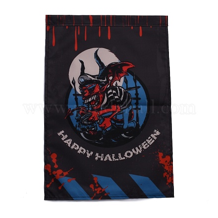Bandiera da giardino per halloween AJEW-H108-A30-1