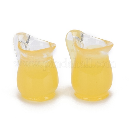 Resin Macaron Juice Glass Cabochons DIY-B014-03C-1