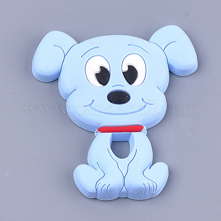Food Grade Eco-Friendly Silicone Puppy Beads SIL-T052-07D-1