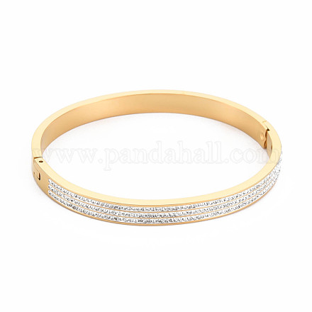 Bracelet triple ligne strass cristal BJEW-N017-004LG-1