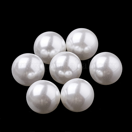 Eco-Friendly Plastic Imitation Pearl Beads MACR-S277-12mm-C04-1
