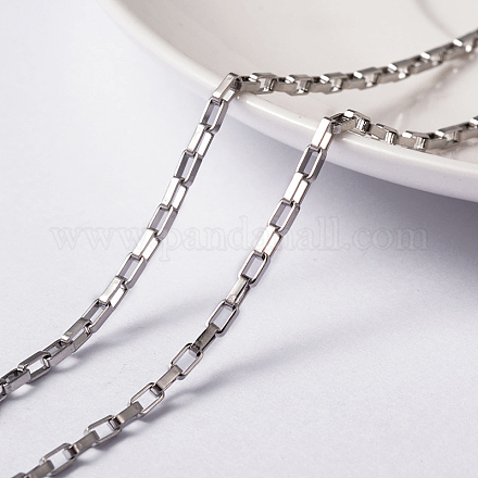 304 Stainless Steel Box Chains CHS-L014-09P-1