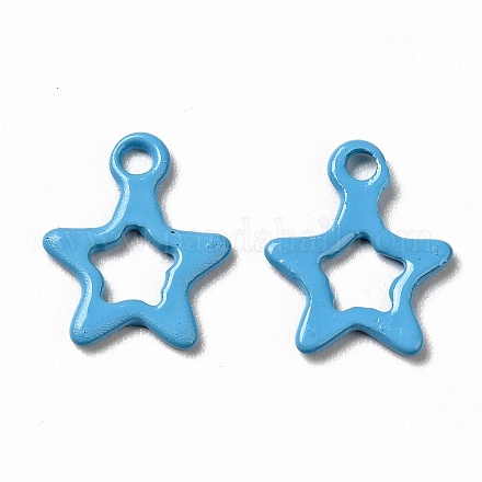 Spray Painted 201 Stainless Steel Charms STAS-G304-29C-1