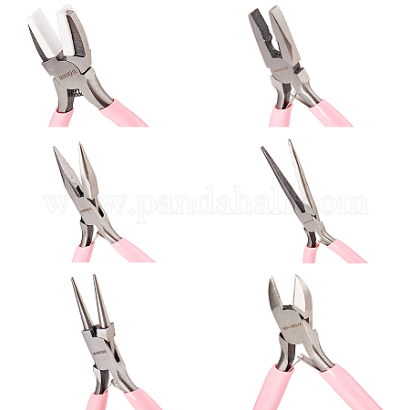 Shop SUNNYCLUE 45# Carbon Steel Long Chain Nose Pliers for Jewelry Making -  PandaHall Selected