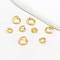 Brass Open Jump Rings, Round Ring, Golden, 10x1.5mm, 15 Gauge
