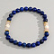 Bohemian Natural Lapis Lazuli Beads Stretch Bracelets