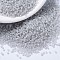 MIYUKI Delica Beads, Cylinder, Japanese Seed Beads, 11/0, (DB1286) Matte Transparent Gray Mist AB, 1.3x1.6mm, Hole: 0.8mm, about 10000pcs/bag, 50g/bag