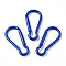 Aluminum Rock Climbing Carabiners, Key Clasps, Blue, 46x22.5x4.5mm, Inner Diameter: 39x16mm